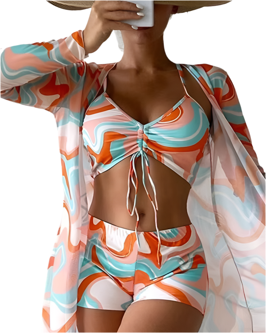 Sunset Bliss 3-delige Bikini Set