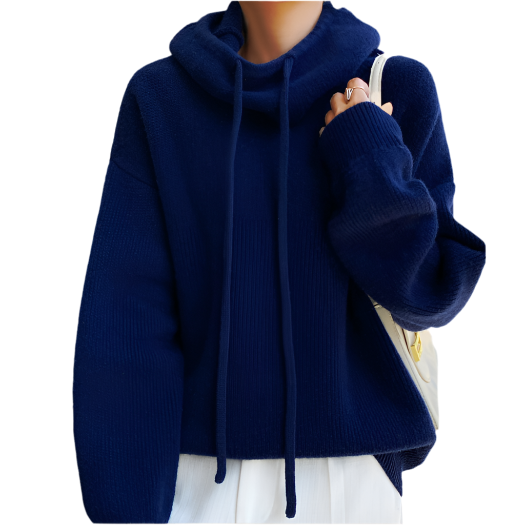 WOFA 25 BREITES SEITEN-KAPUZENPULLOVER