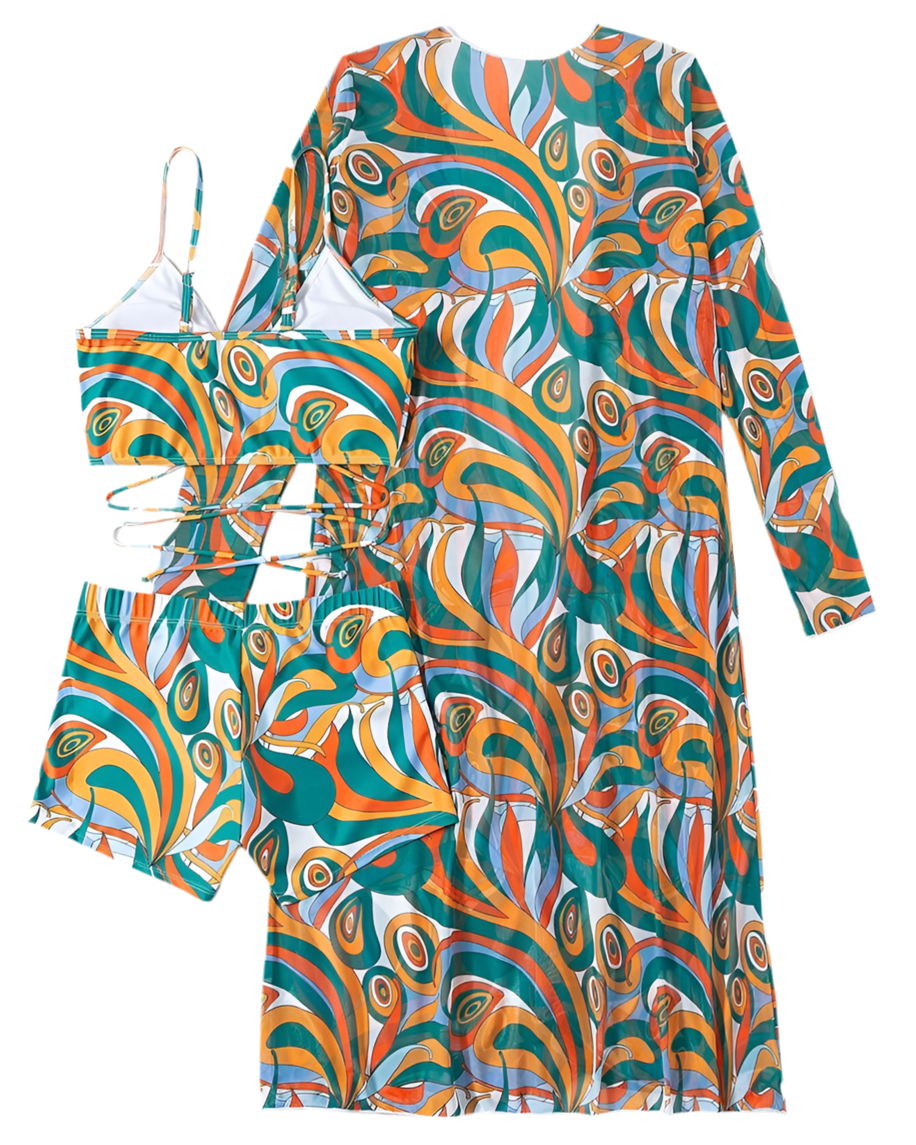 Sunset Bliss 3-delige Bikini Set