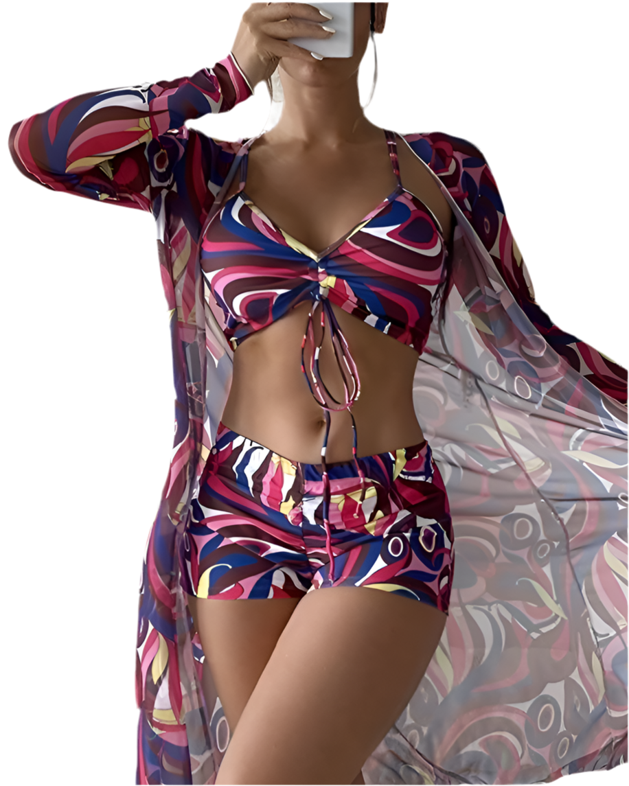 Sunset Bliss 3-delige Bikini Set