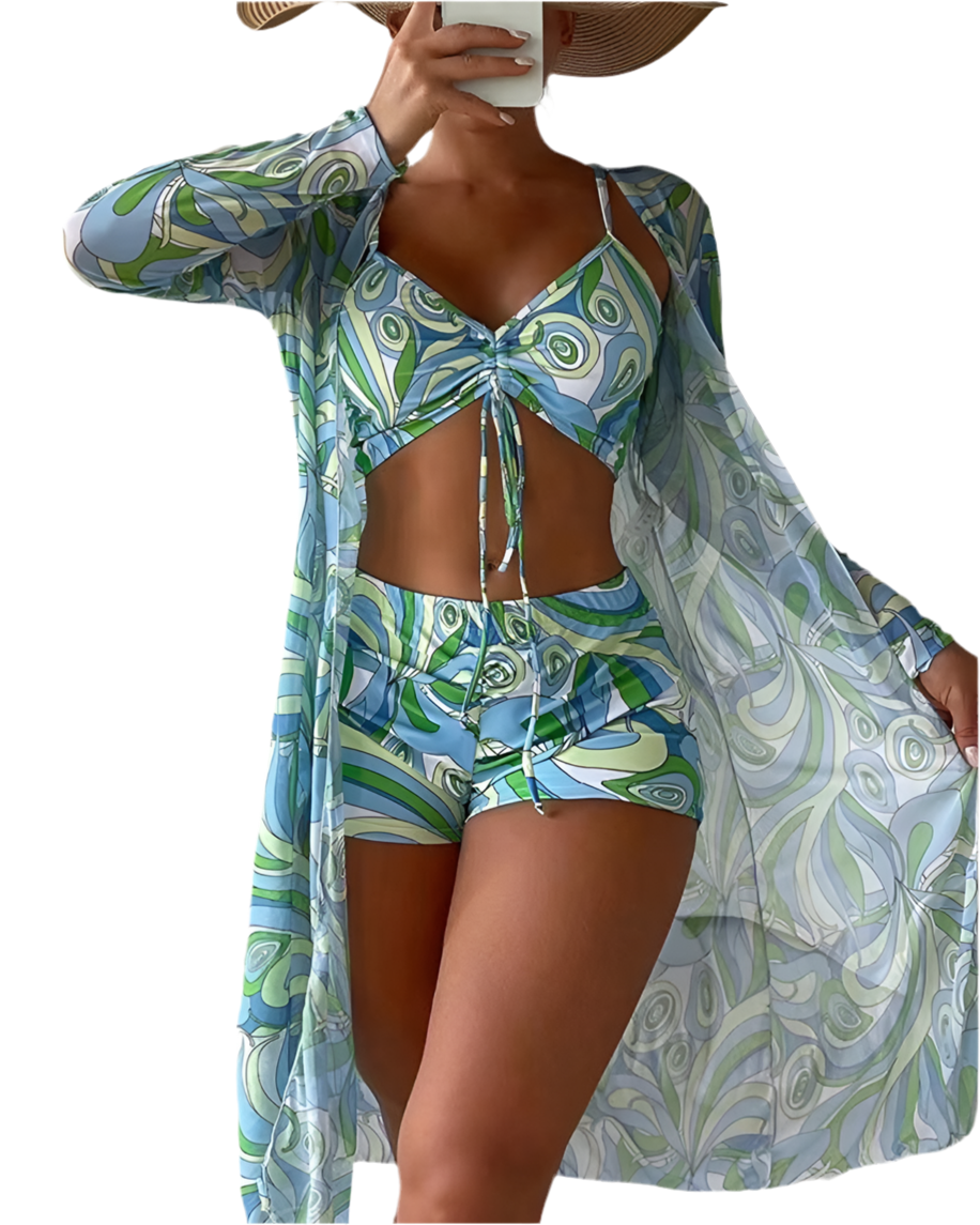 Sunset Bliss 3-delige Bikini Set
