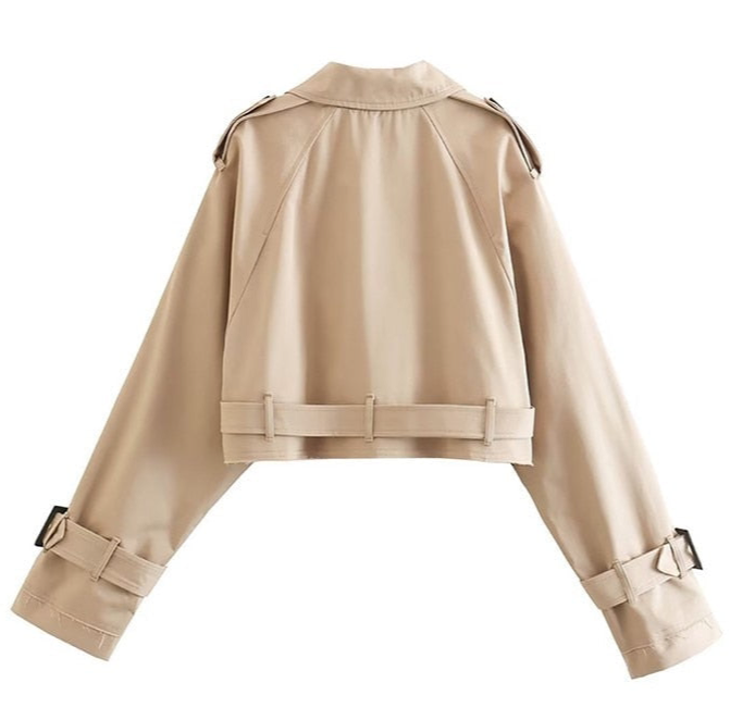 W.O.F.A 25 • CROPPED 64 TRENCHCOAT