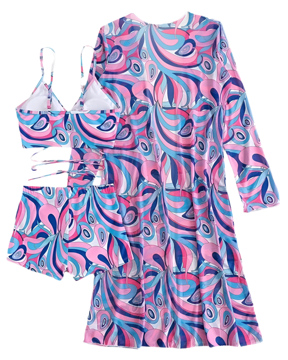 Sunset Bliss 3-delige Bikini Set