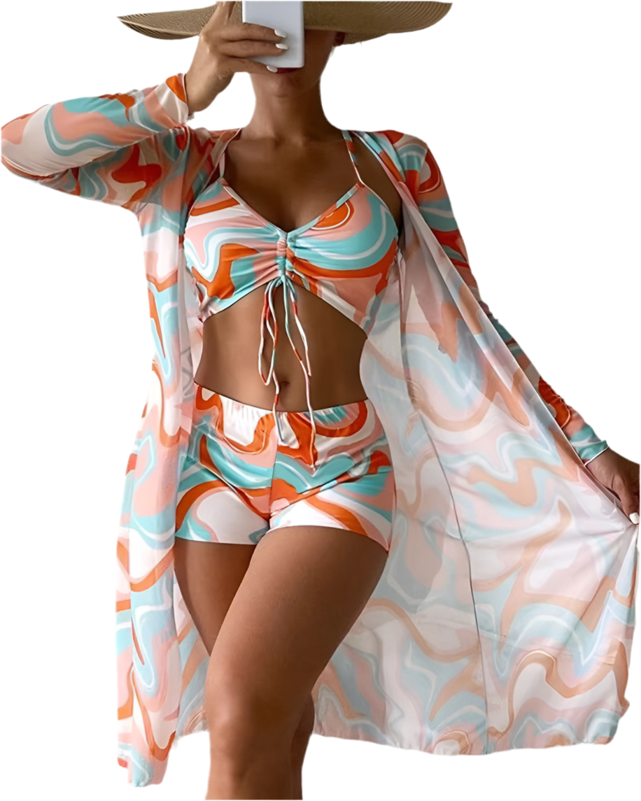 Sunset Bliss 3-delige Bikini Set