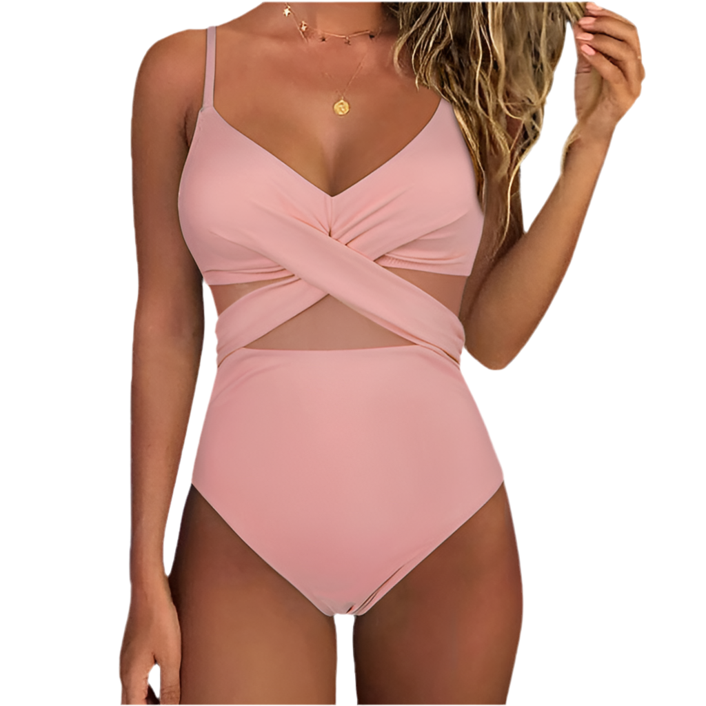 Cross over swimsuit
