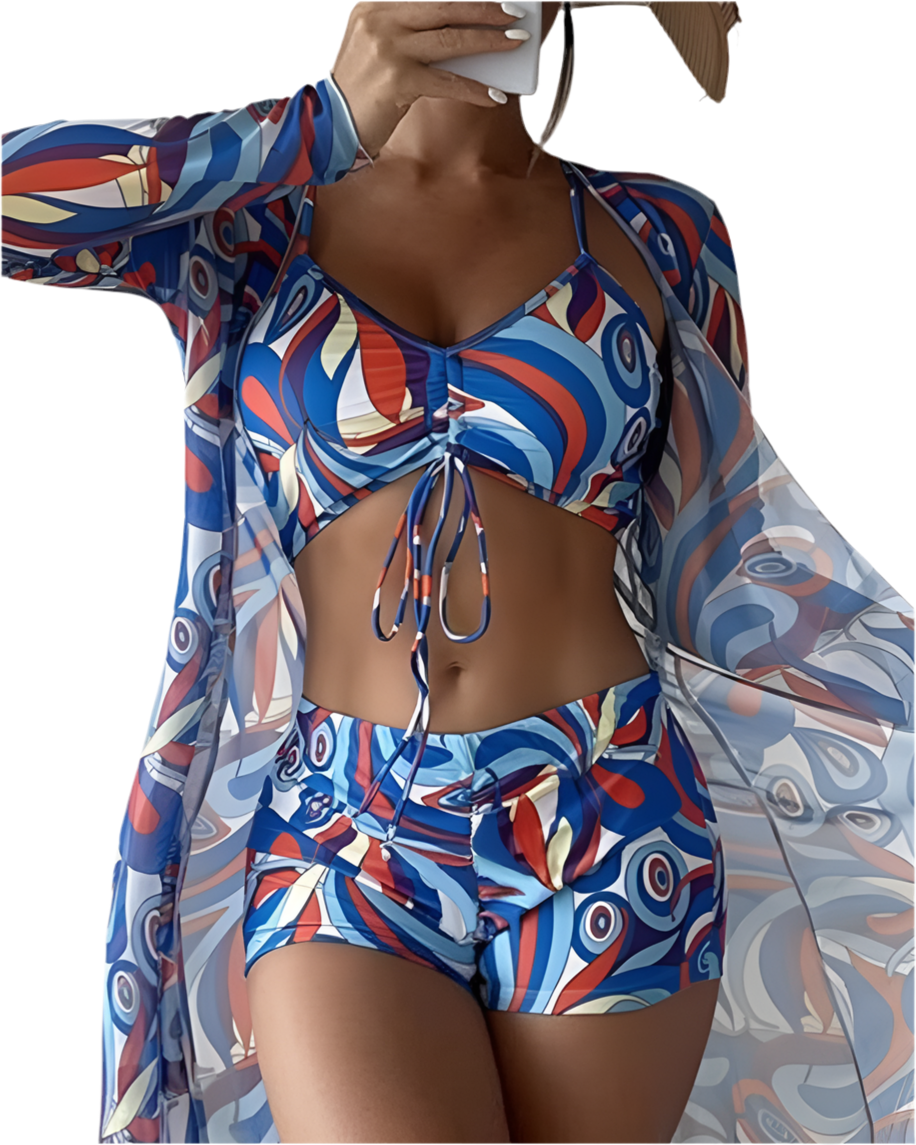Sunset Bliss 3-delige Bikini Set