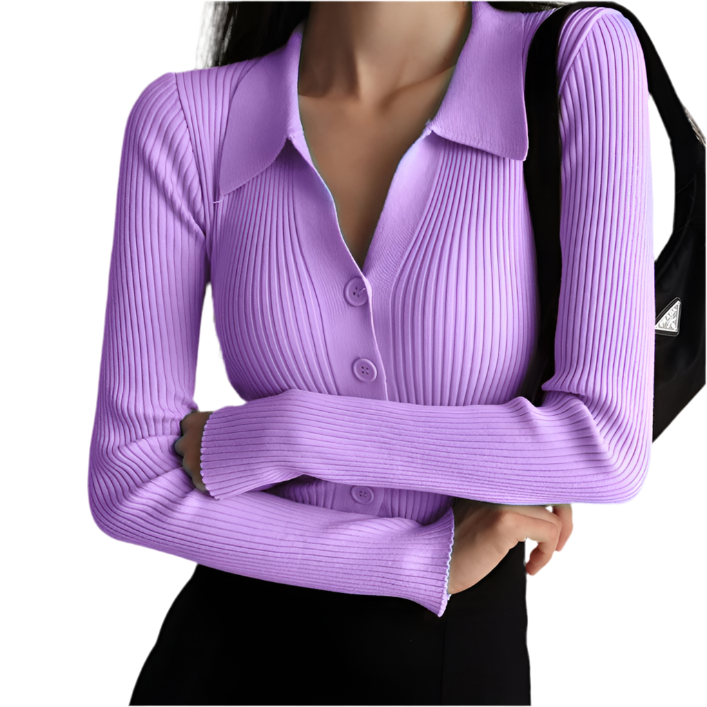 Trendy Long Sleeve Polo
