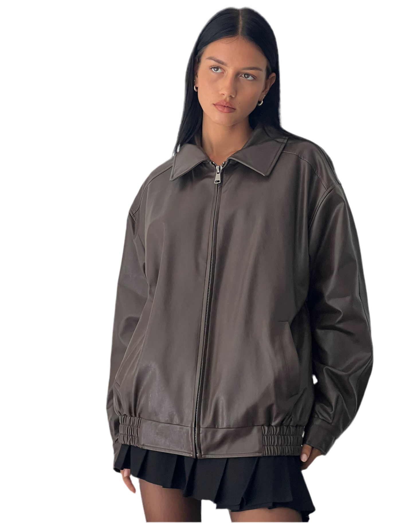WOFA 25 | PREMIUM JACKET IN PU BITTER CHOCOLATE