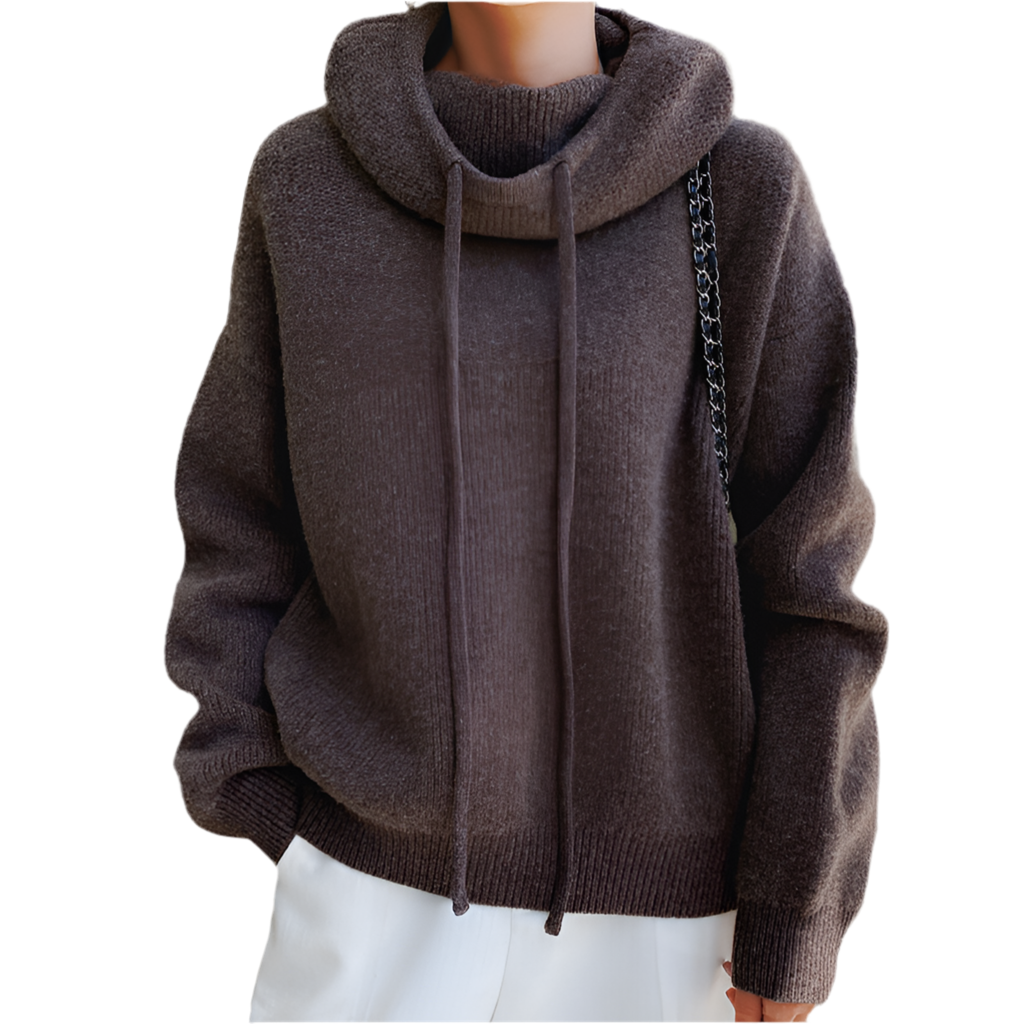 WOFA 25 BREITES SEITEN-KAPUZENPULLOVER
