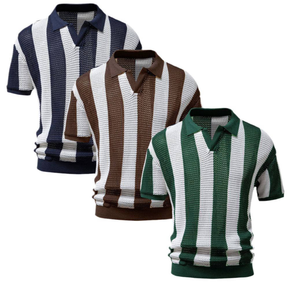 Summer Stripe Polo • Tripple Combi (3x)