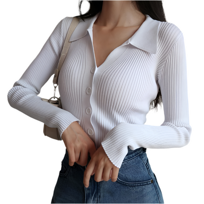 Trendy Long Sleeve Polo