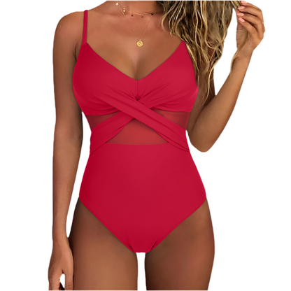 Cross over swimsuit