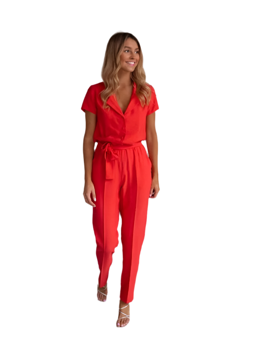 Charm Couture Patchwork Jumpsuit