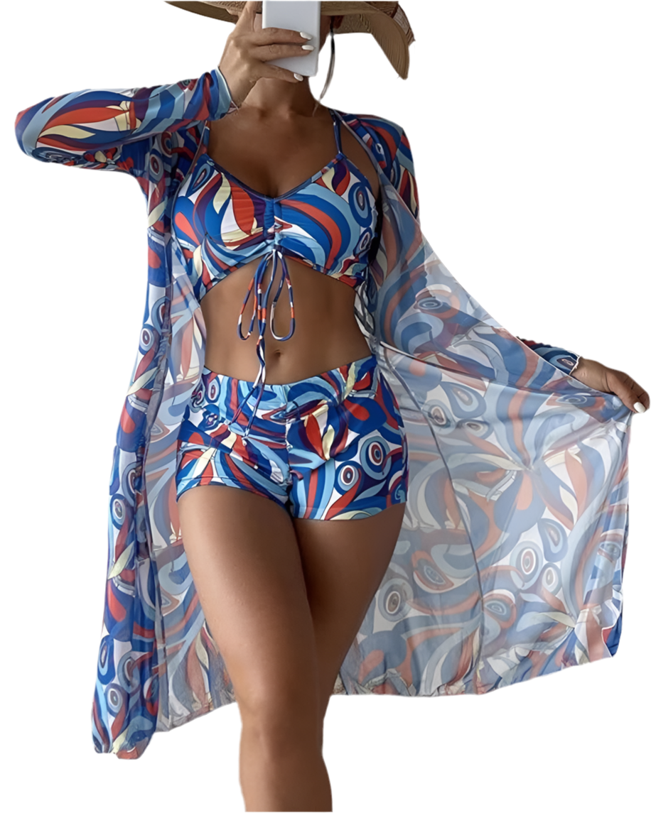 Sunset Bliss 3-delige Bikini Set