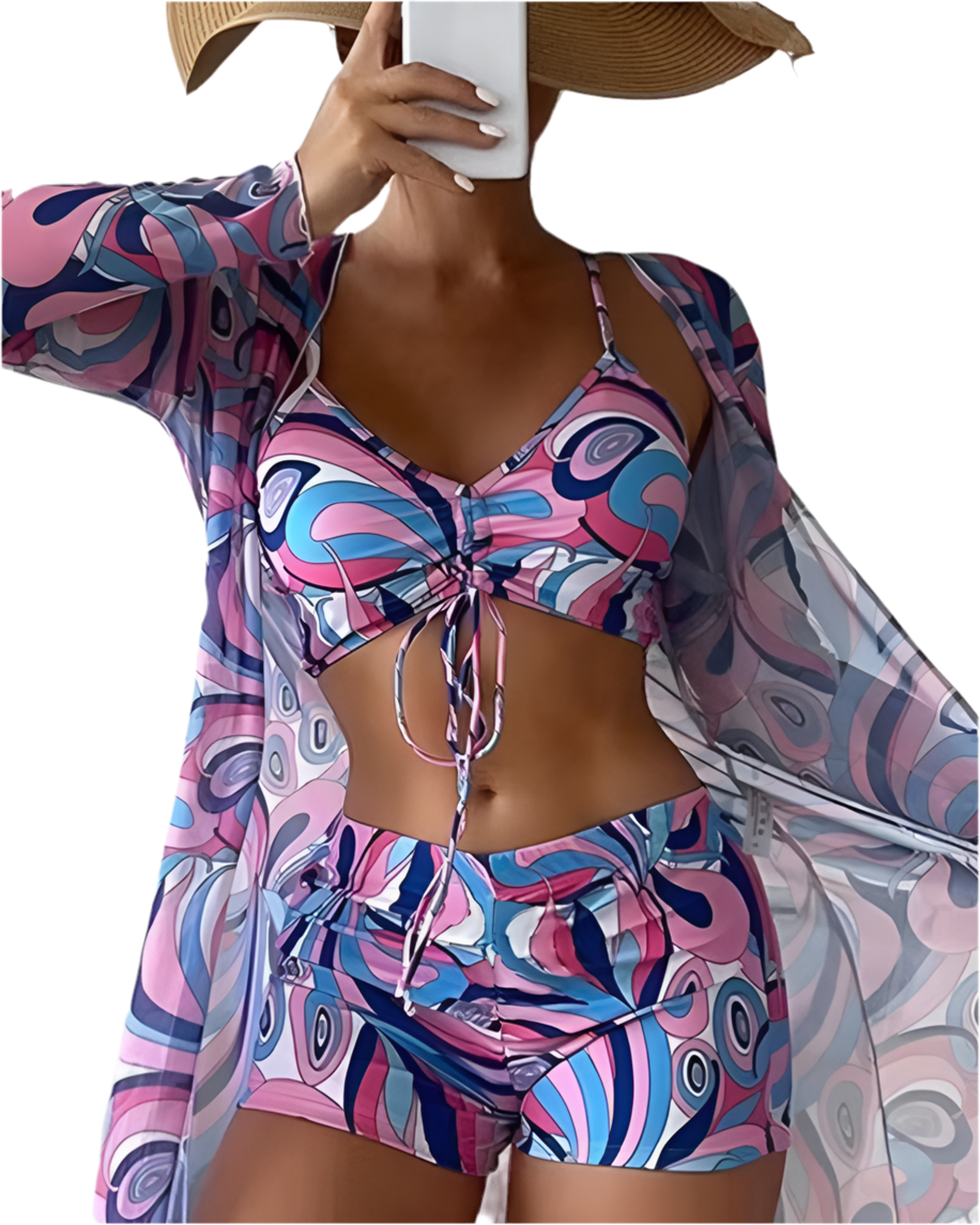 Sunset Bliss 3-delige Bikini Set