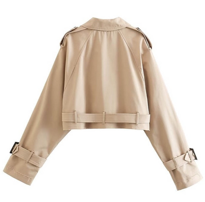 W.O.F.A 25 • CROPPED 64 TRENCHCOAT