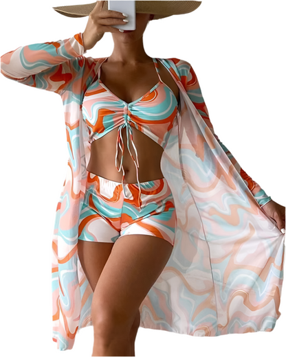 Sunset Bliss 3-delige Bikini Set