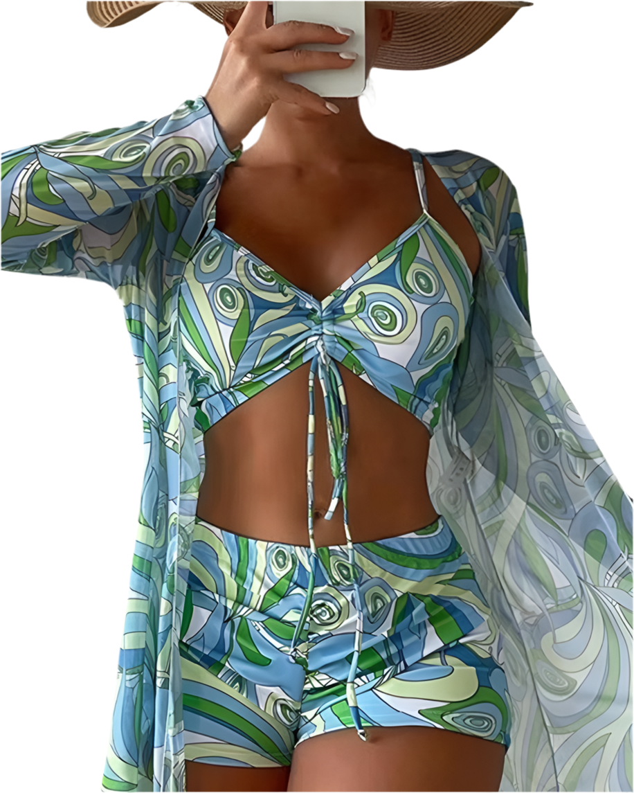 Sunset Bliss 3-delige Bikini Set