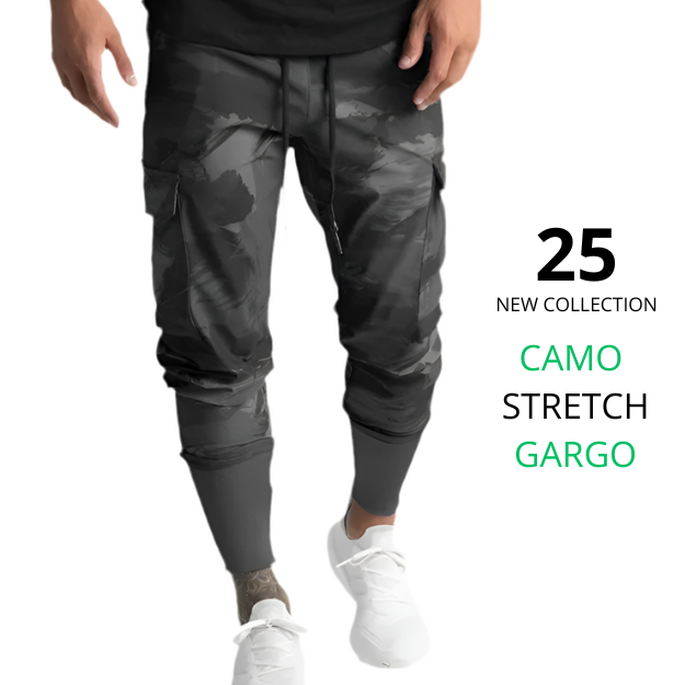Camo Stretch Slim Fit Cargo