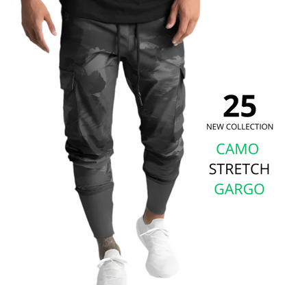 Camo Stretch Slim Fit Cargo