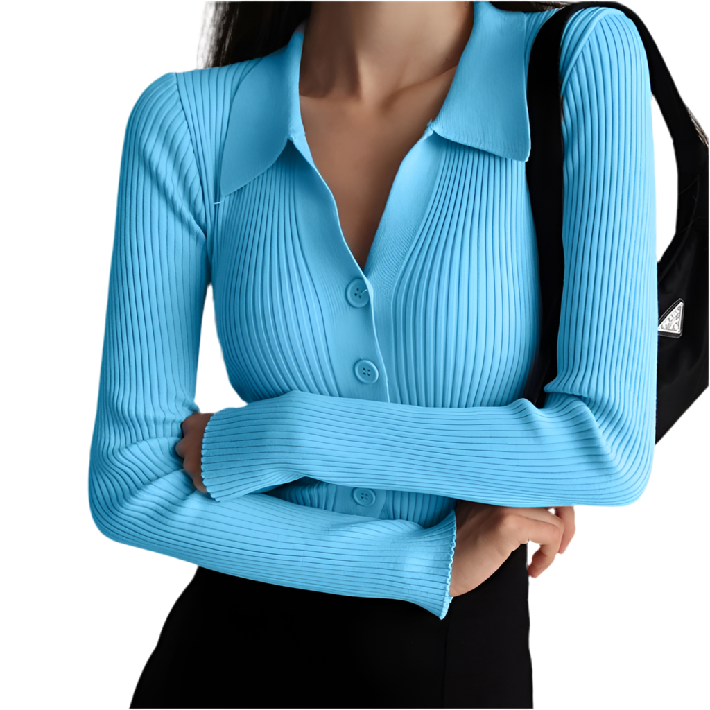 Trendy Long Sleeve Polo