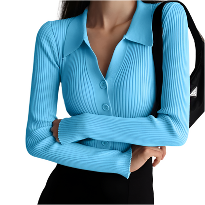 Trendy Long Sleeve Polo