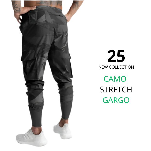 Camo Stretch Slim Fit Cargo