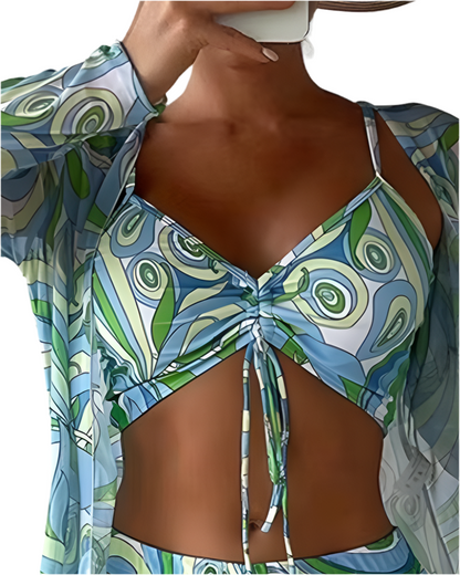 Sunset Bliss 3-delige Bikini Set