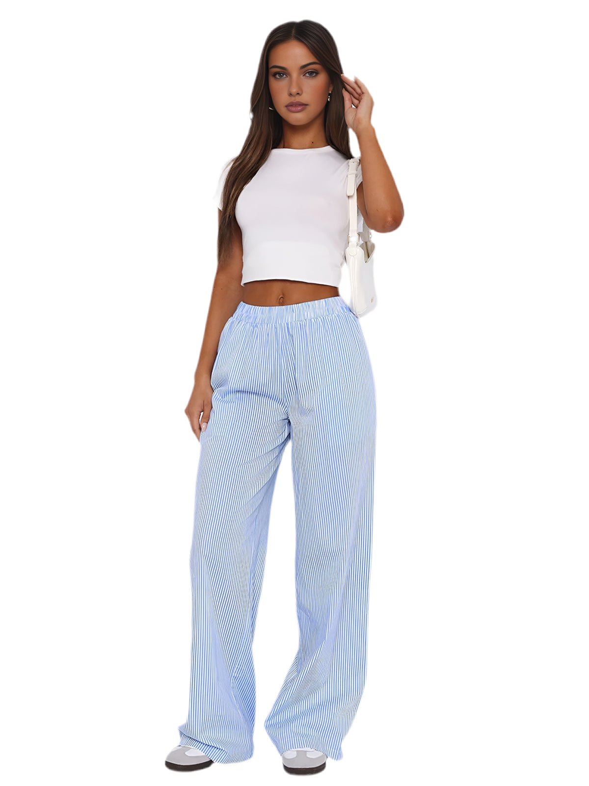 BLUE STRIPES RETRO JEANS