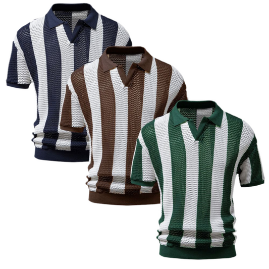 Summer Stripe Polo • Tripple Combi (3x)