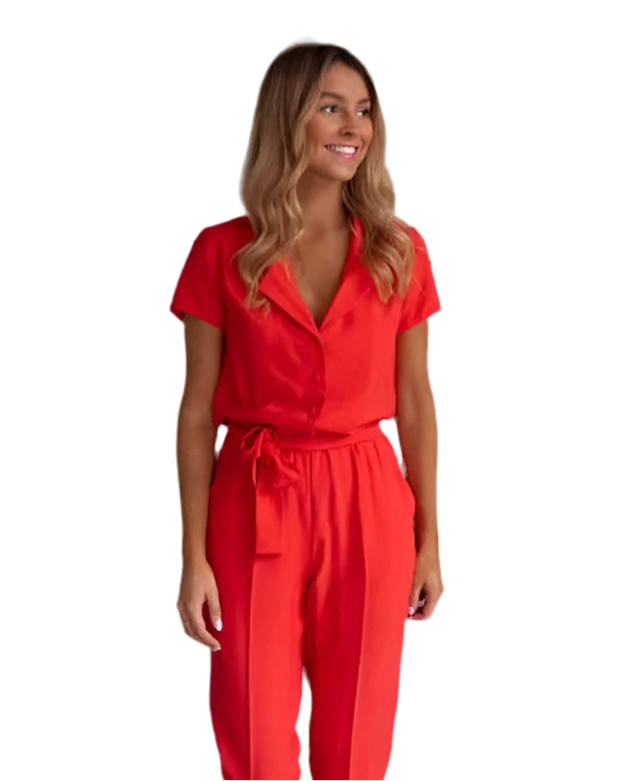 Charm Couture Patchwork Jumpsuit